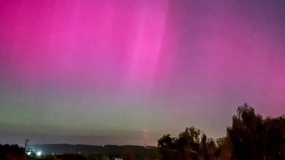 NASA'nın uyardığı güneş patlaması sonrası oluşan Kuzey Işıkları önce Çekya'da