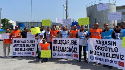 Gemlik Port işçilerinin Liman-İş'te örgütlenme girişimleri üzerine yaşanan işten çıkarma,