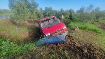 Bursa'nın Orhangazi ilçesinde sabah saatlerinde meydana gelen trafik kazasında içinde