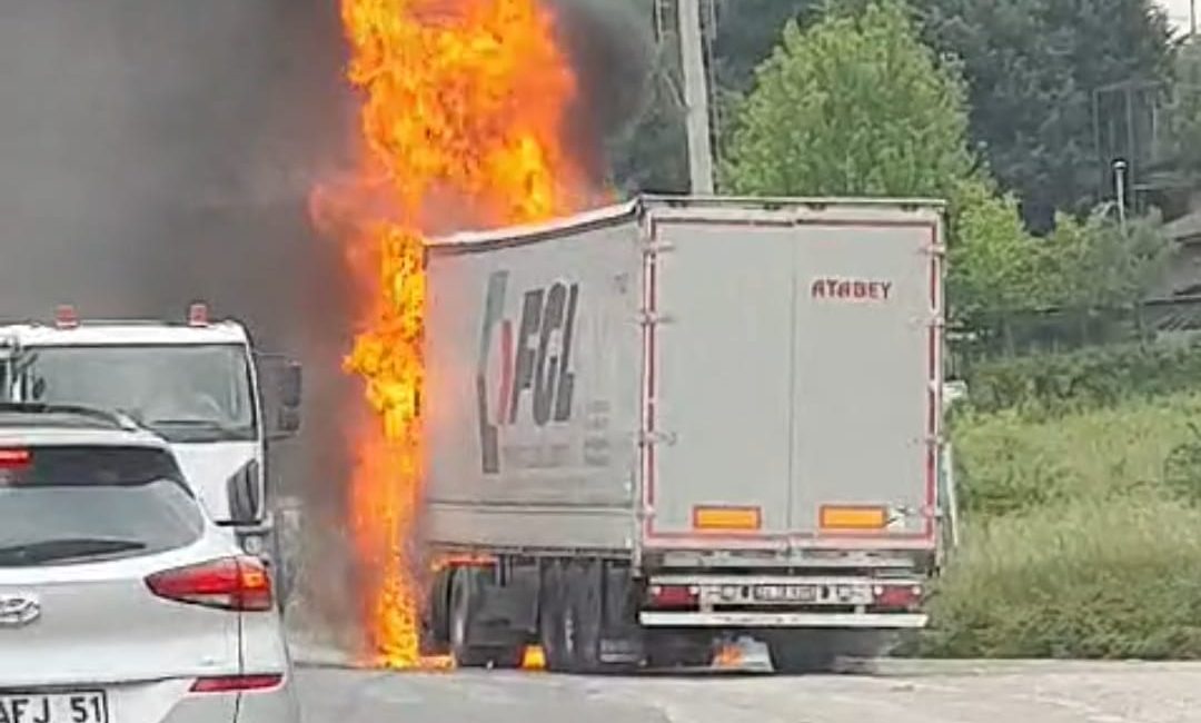 Yalova Orhangazi yolu üzerinde