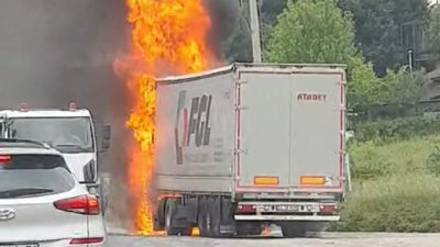 Yalova Orhangazi yolu üzerinde meydana gelen olayda, seyir halinde iken