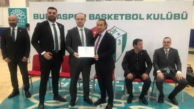 Potanın Timsahları Bursaspor basketbol Başkanı Sezer Sezgin, tek aday olarak