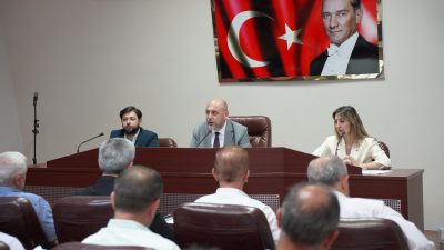 Orhangazi Belediyesi Haziran ayı meclis toplantısı, Belediye Başkanı Bekir Aydın