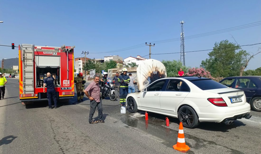 Bursa'nın Orhangazi ilçesinde meydana