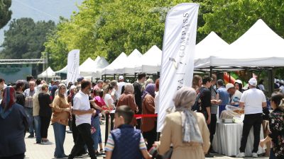 Bursa'nın Orhangazi ilçesinde yaz günleri binlerce insanı ağırlayan İznik gölü