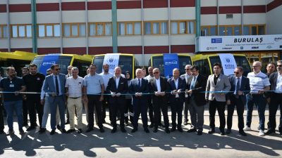 Bursa Büyükşehir Belediye Başkanı Mustafa Bozbey, BURULAŞ filosuna 5 yeni