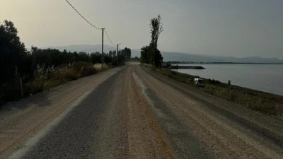 Bursa'nın Orhangazi ilçesinde geçtiğimiz yıl genişletme ve satıh asfaltlaması yapılan