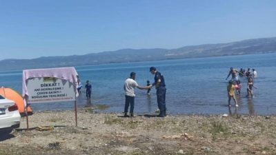 İznik Gölü'nün en tehlikeli bölgesi olan ve 3 yıl içinde
