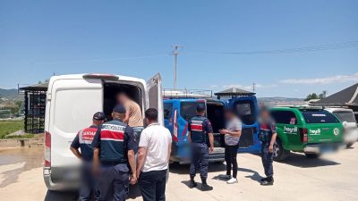 Bursa'da İl Jandarma Komutanlığı ekipleri Yenişehir  ilçe Jandarma komutanlığı ekipleri