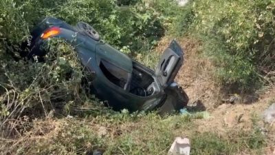 Bursa’da Yenişehir – İznik yolu üzerinde meydana gelen trafik kazasında