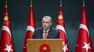 Cumhurbaşkanı Erdoğan kabine toplantısı sonrası açıklama yapıyor.