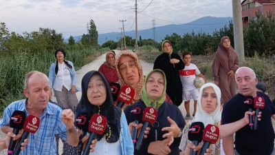 Bursa'nın Orhangazi ilçesinde yaklaşık 150 hanenin bulunduğu bir bölgeye yıllardır