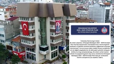 Orhangazi belediyesi tarafından 2025 - 2029 Stratejik Plan Hazırlığı kapsamında