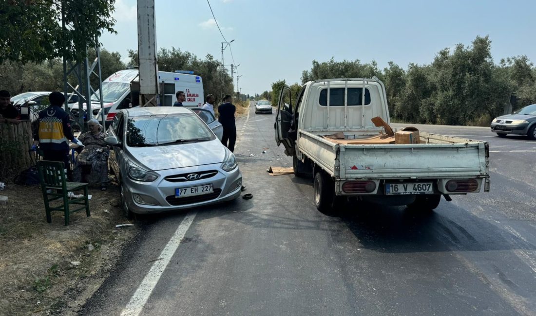 Bursa’nın Orhangazi ilçesinde otomobil