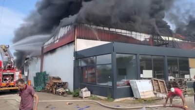 Bursa'nın İznik ilçesinde bulunan bir soğuk hava deposunda henüz bilinmeye