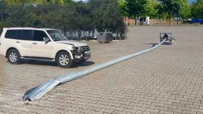 Bursa’nın Orhangazi ilçesinde meydana gelen olayda bir otomobil, festival alanının
