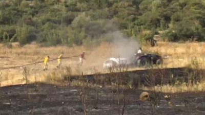 Bursa’nın İznik ilçesine bağlı kırsal Elbeyli Mahallesi ormanlık alanda çıkan