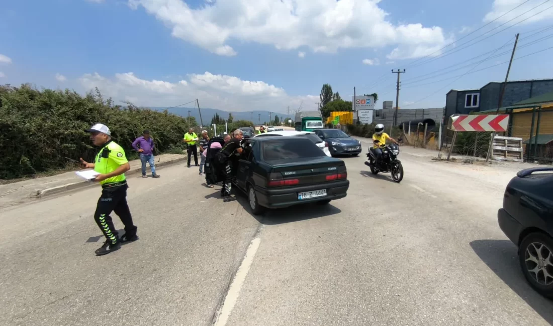 Bursa'nın Orhangazi ilçesinde geri