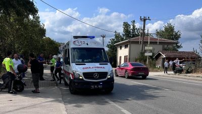 Bursa’nın Orhangazi ilçesinde meydana gelen trafik kazasında sürücünün kontrolünden çıkarak