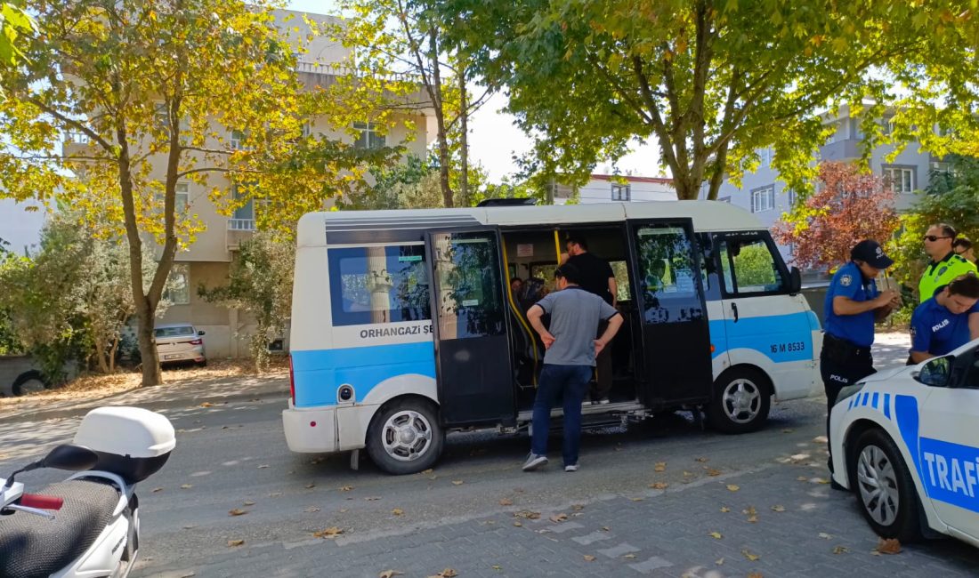 Bursa'nın Orhangazi ilçesinde, polis