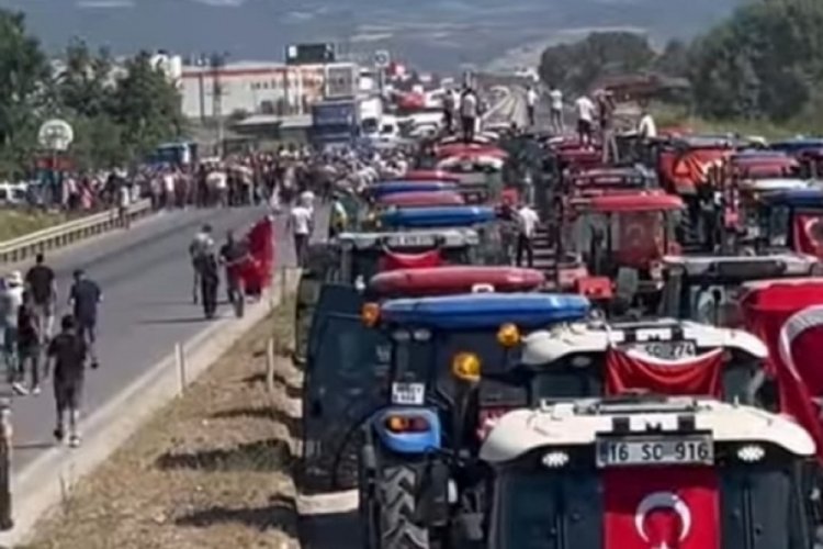 Bursa'nın Mustafakemalpaşa ilçesinde bir