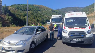 Bursa’da Gebze Orhangazi İzmir otoyolu Orhangazi tüneli çıkışında meydana gelen