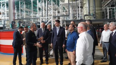 Bir dizi ziyaretler ve açılışlar için Bursa'ya gelen Sanayi ve