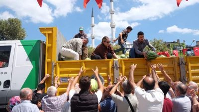Bursa büyükşehir belediyesi tarafından Mustafakemalpaşa ve Karacabey ilçelerindeki çiftçilerden satın