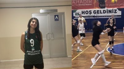 Bursa'nın Orhangazi ilçesinde Yıldızspor voleybol kulübünde yetişen 13 yaşındaki Yağmur