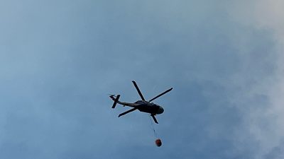 Bursa'nın İznik ilçesinde orman yangını meydana geldi. Hızla büyüyen yangına