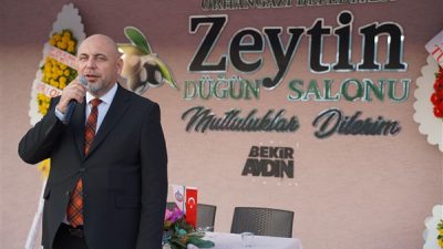 Orhangazi Belediyesi, sosyal tesislerine bir yenisini daha ekleyerek Zeytin Düğün