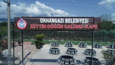 Orhangazi Belediyesi, Zeytin Düğün Salonu ve Zeytin Kafe’nin yapım çalışmalarını