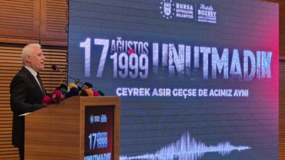 Bursa Büyükşehir Belediyesi, 17 Ağustos 1999 Gölcük Depremi'nin 25. yılı