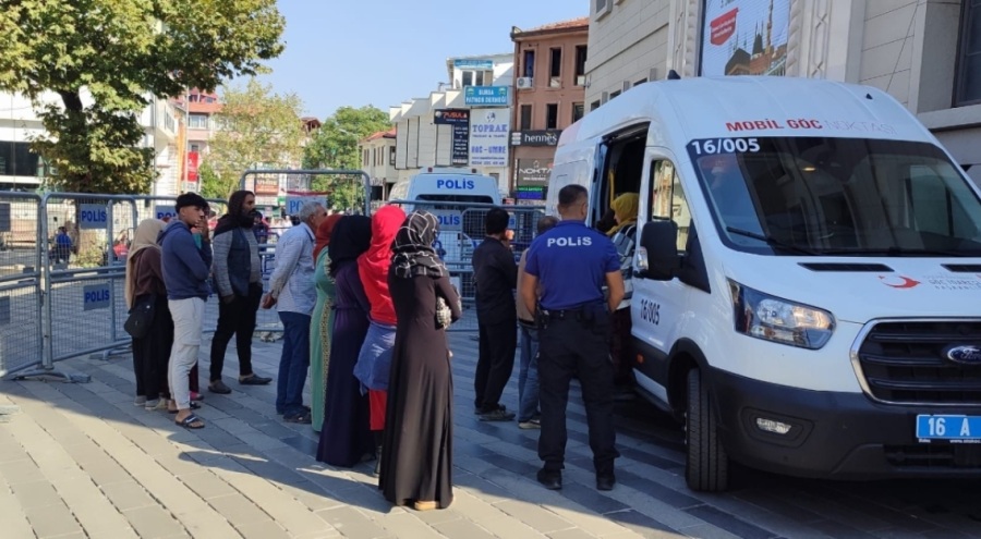 Yenişehir'de düzensiz göçmenlere operasyon