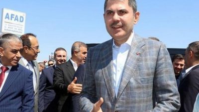 Çevre Şehircilik ve İklim Değişikliği Bakanı Murat Kurum, sosyal medya