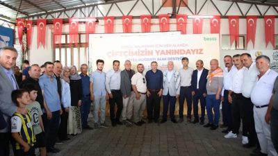 Bursa Büyükşehir Belediyesi, tarım alanında çiftçilere kapsamlı destekler sunuyor.