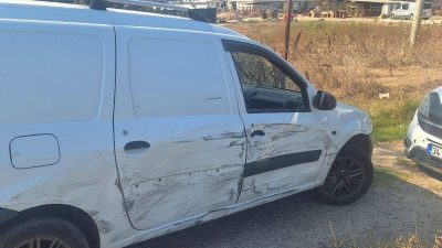 Bursa'da, Orhangazi - İznik yolu üzerinde meydana gelen trafik kazasında,
