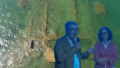 Bursa'da İznik gölü içinde bulunan Bazilika için Fransız yönetmen Pascal