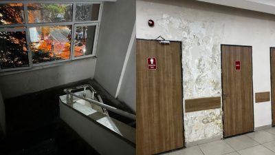 Bursa'da Uludağ Üniversitesi Tıp Fakültesi Hastanesi'nde odaların eski olması, duvarların
