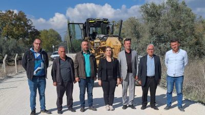 Bursa'nın Orhangazi ilçesinde bulunan çok sayıda bölgedeki yollarda, büyükşehir belediye