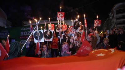 Bursa'nın Orhangazi ilçesinde Cumhuriyetin 101. yılı kutlamaları kapsamında CHP ilçe