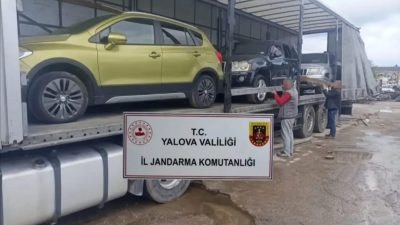 Yalova merkezli 8 ilde düzenlenen operasyonda, yediemin otoparkındaki araçları sattıkları