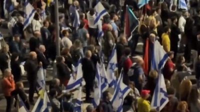 Hollanda'nın başkenti Amsterdam'da, Ajax'a konuk olan Maccabi Tel Aviv takımının