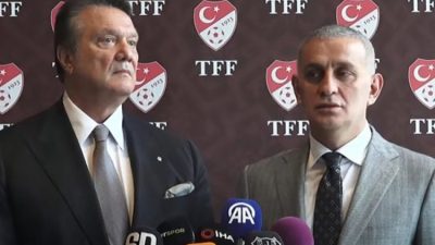 TFF Başkanı İbrahim Hacıosmanoğlu, Hasan Arat ile yaptıkları görüşmenin ardından