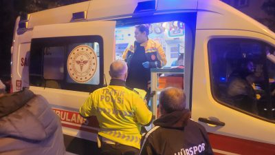Bursa'nın Orhangazi ilçesinde meydana gelen trafik kazasında otomobilin çarptığı yaşlı