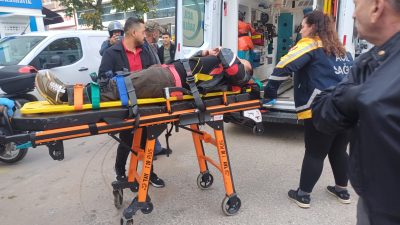 Bursa'nın Orhangazi ilçesinde meydana gelen trafik kazasında, sağından gittiği otomobilin