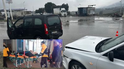 Bursa'nın Orhangazi ilçesinde meydana gelen trafik kazasında kırmızı ışıkta duramayan