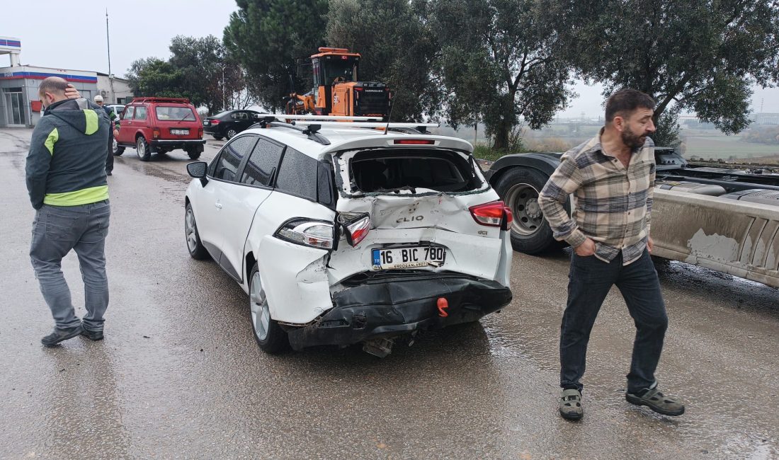 Bursa'nın Orhangazi ilçesinde meydana