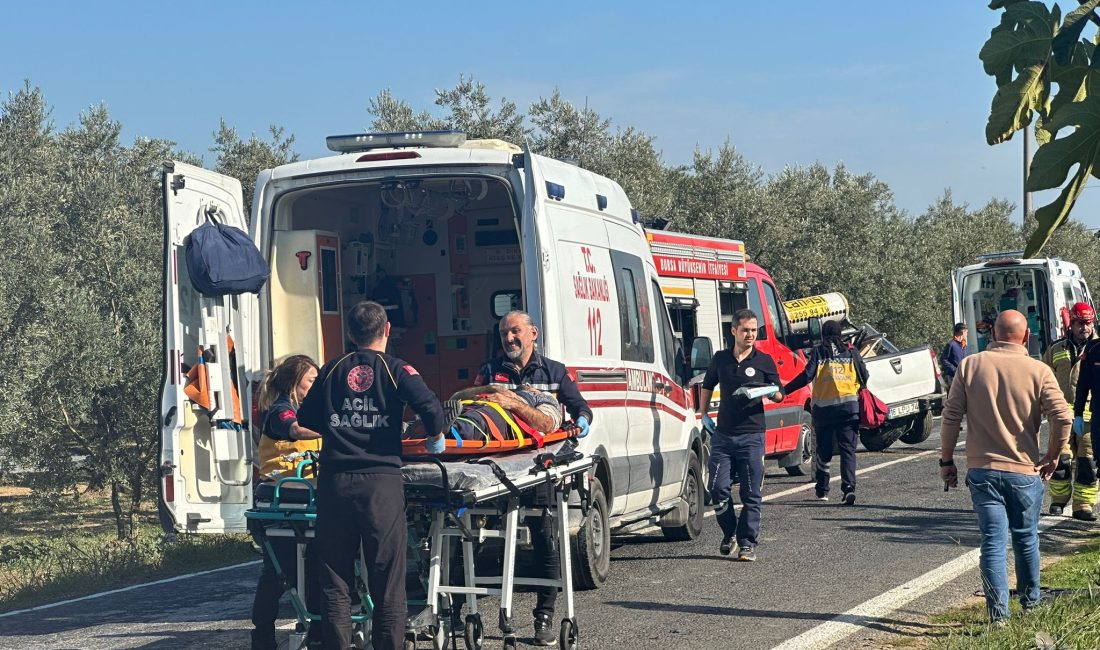 Bursa'nın Orhangazi ilçesinde meydana