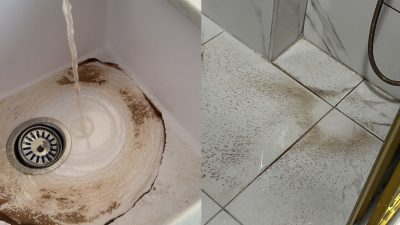 Bursa'nın Orhangazi İlçesinde bazı bölgelerde, evlerdeki musluklardan çamurlu su akması